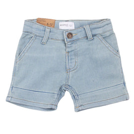 Redtag Light Wash Shorts for Boys