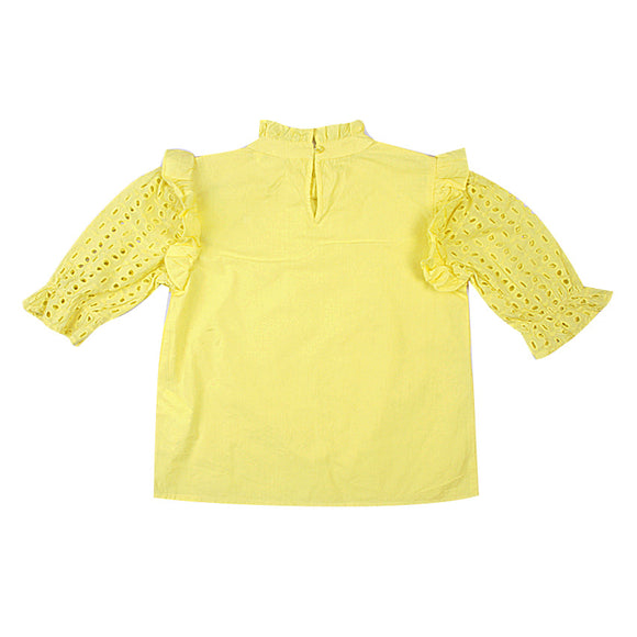 REDTAG Yellow Casual Blouses