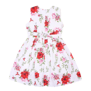 REDTAG Printed White Casual Dress