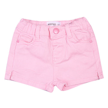 Redtag Pale Pink Shorts for Girls
