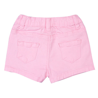 REDTAG Pale Pink Shorts - 0