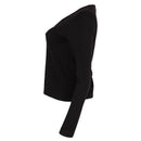 REDTAG Black Formal Jersey Top for Women-5