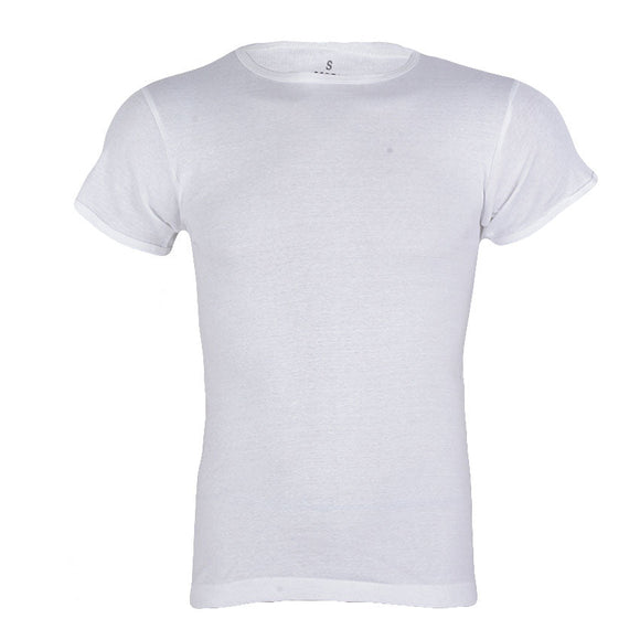 Redtag Men's White Vests Basic