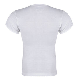 REDTAG Men's White Vests Basic - 0