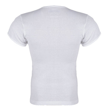 REDTAG Men's White Vests Basic - 0