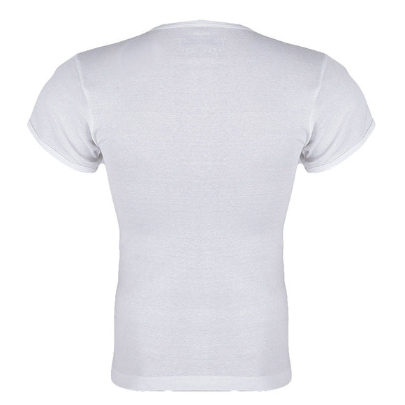 REDTAG Men's White Vests Basic