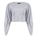 Redtag Women's Silver Casual Blouses