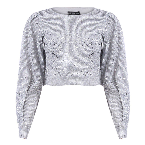 Redtag Women's Silver Casual Blouses