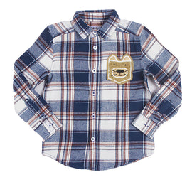 Redtag Casual Plaid Shirt for Boys