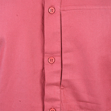 REDTAG Men's Pale Pink Casual Shirts - 0