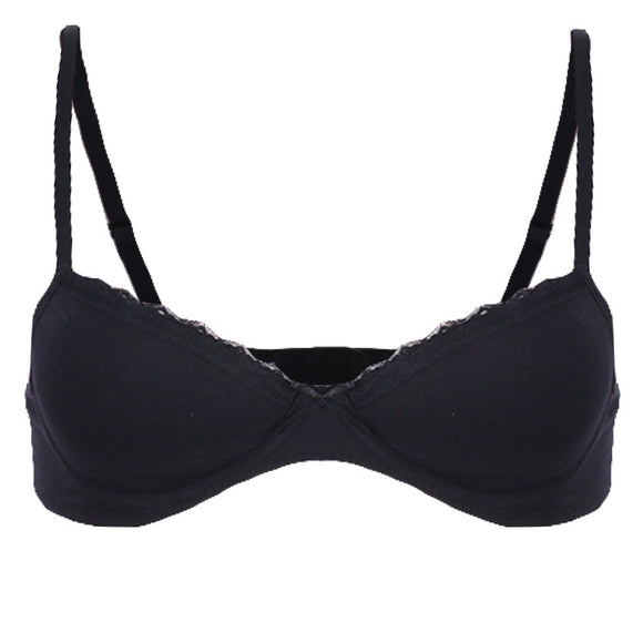 Redtag Black Padded Bra Set