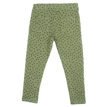 REDTAG Girl's Green Jeggings - 0
