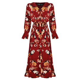 Redtag Printed Midi Dress for Women