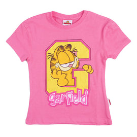 Redtag Fuchsia Casual T-Shirt for Girls