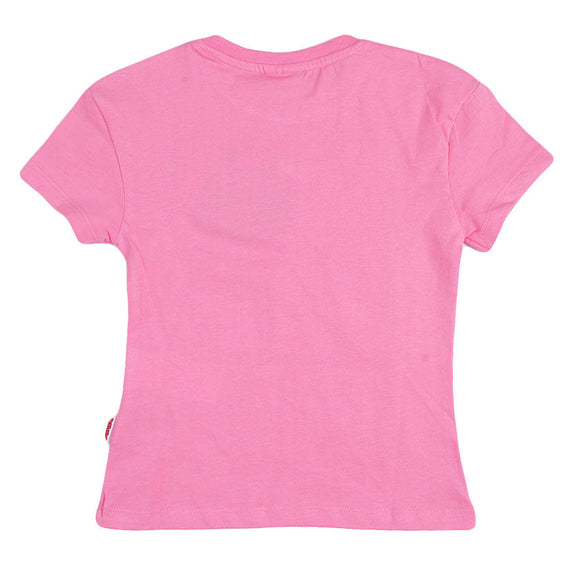 REDTAG Fuchsia Casual T-Shirt for Girls