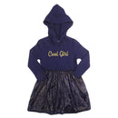 Redtag Navy Casual Dress for Girls