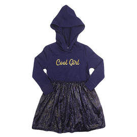 Redtag Navy Casual Dress for Girls