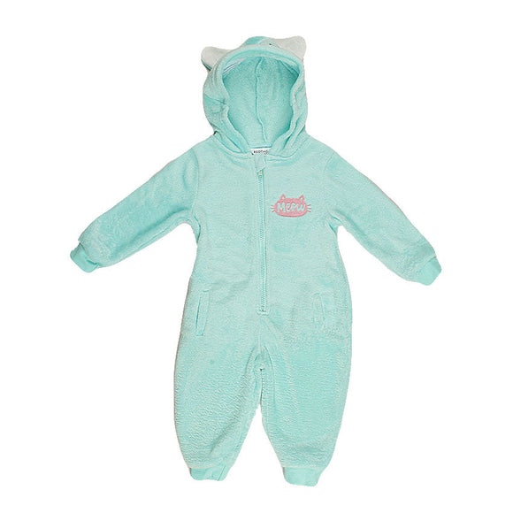 Redtag Teal Onesie Set for Girls