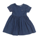 Redtag Blue Casual Dress for Girls