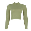 Redtag Dark Green Knitted Sweatshirt for Women