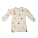 Redtag Cream Casual Dress for Girls