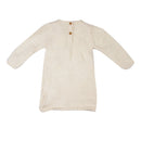 REDTAG Cream Casual Dress for Girls-2