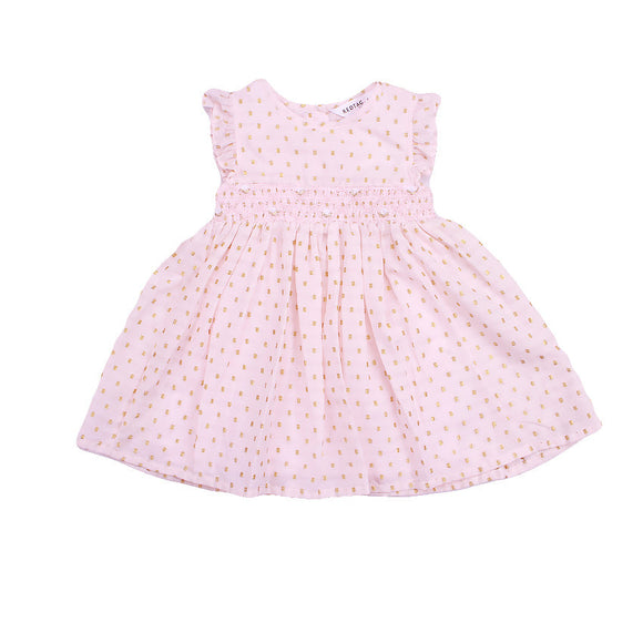 Redtag Pale Pink Casual Dress for Girls