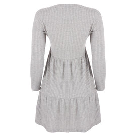 REDTAG Women's Mid-Grey Casual Dresses - 0