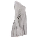 REDTAG Women's Mid-Grey Casual Dresses-4