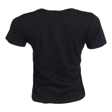 REDTAG Women's Black Casual T-Shirts - 0