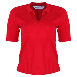 Redtag Women's White Formal Jersey Tops