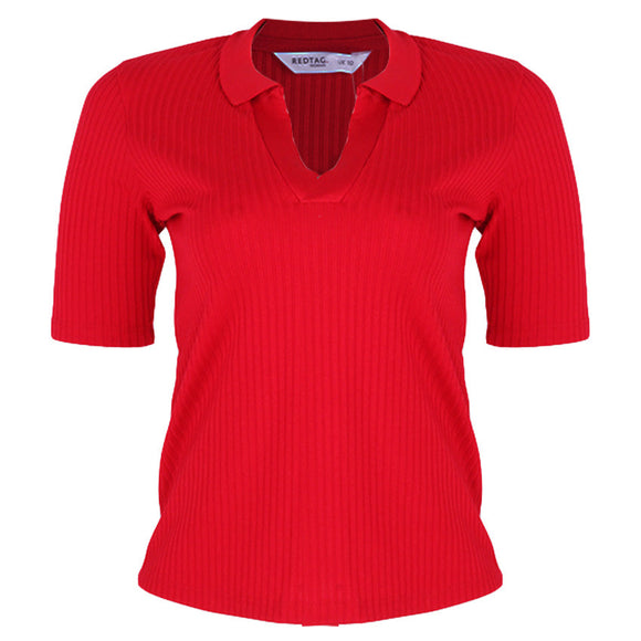 Redtag Women's White Formal Jersey Tops