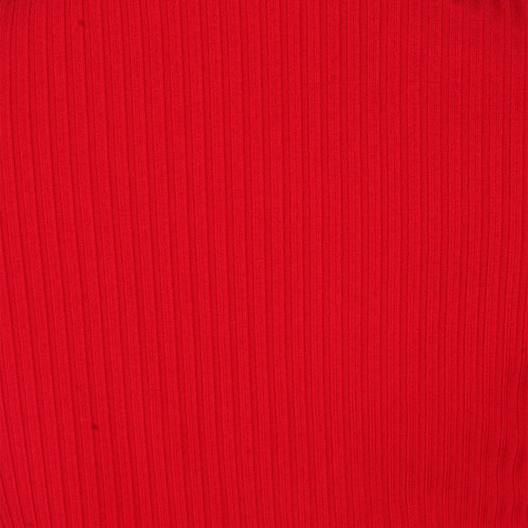 REDTAG Women's Red Formal Jersey Tops