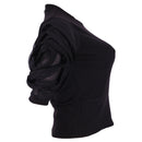 REDTAG Women's Black Formal Jersey Tops-2