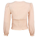 REDTAG Women's Beige Formal Jersey Tops-3