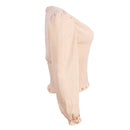 REDTAG Women's Beige Formal Jersey Tops-4