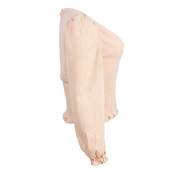 REDTAG Women's Beige Formal Jersey Tops