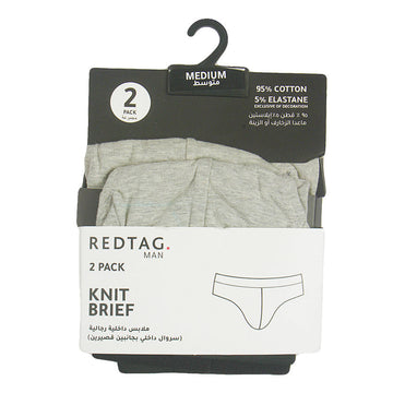 Redtag Grey Brief For Men