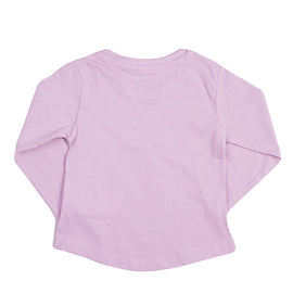 REDTAG Girl's Lilac Casual T-Shirts - 0