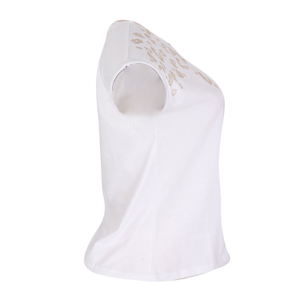 Redtag Women's White Casual T-Shirts