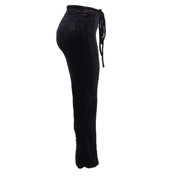 REDTAG Black Bootcut Trousers for Women Nawao.com