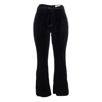 REDTAG Black Bootcut Trousers for Women Nawao.com