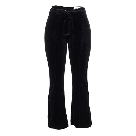 REDTAG Black Bootcut Trousers for Women Nawao.com