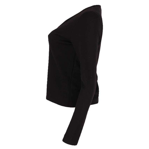 REDTAG Black Formal Jersey Top for Women Nawao.com