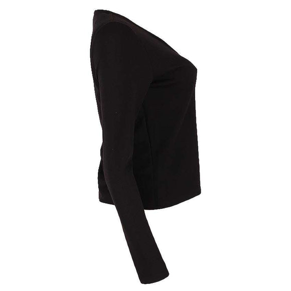 REDTAG Black Formal Jersey Top for Women Nawao.com
