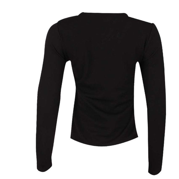 REDTAG Black Formal Jersey Top for Women Nawao.com