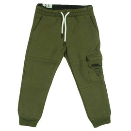 REDTAG Boy's Dark Green Active Pants Nawao.com