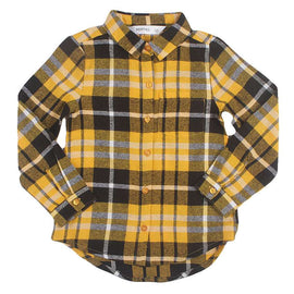 REDTAG Casual Mustard Plaid Shirt for Girls Nawao.com