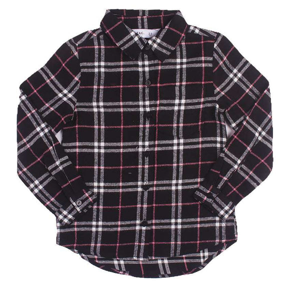 REDTAG Casual Plaid Blouse for Girls Nawao.com