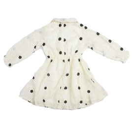 REDTAG Girl's Cream Casual Dresses Nawao.com